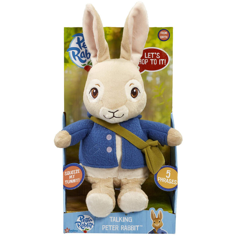 Jucarie din plus cu sunete peter rabbit, 27 cm