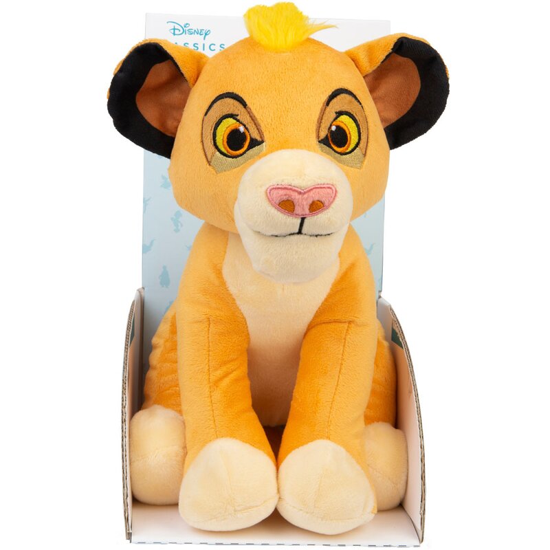 Play by play - jucarie din plus cu sunete simba, lion king, 26 cm