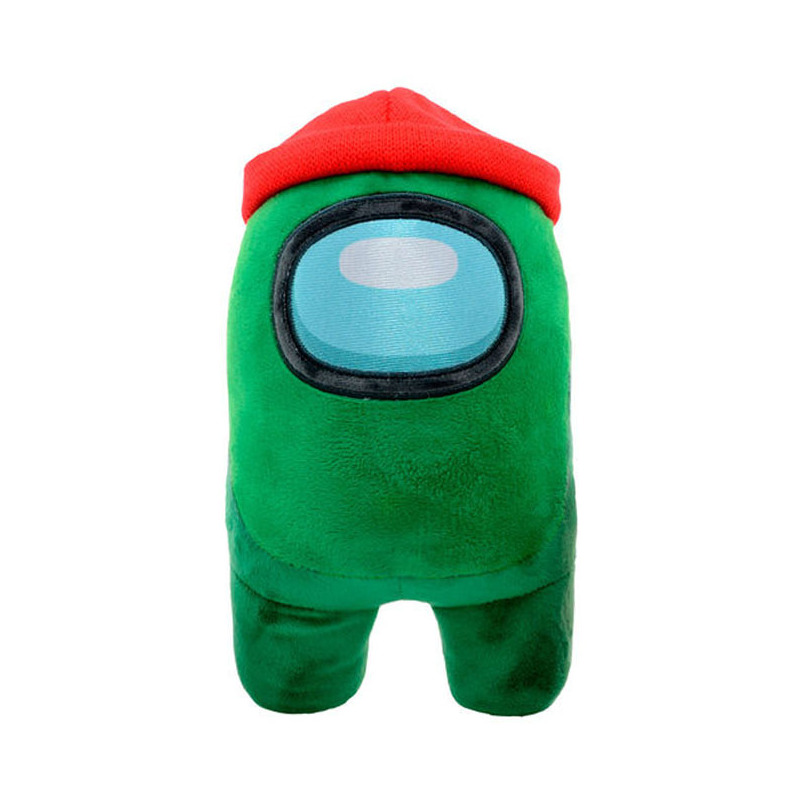 Jucarie din plus green, among us, 25 cm