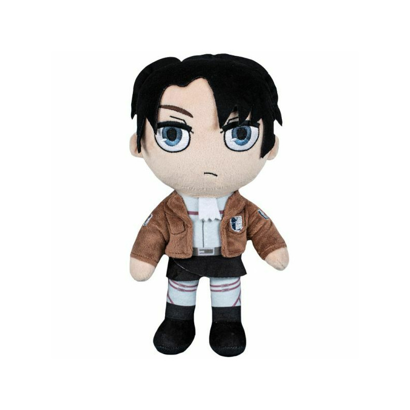Jucarie din plus levi ackermann, attack on titan, 28 cm
