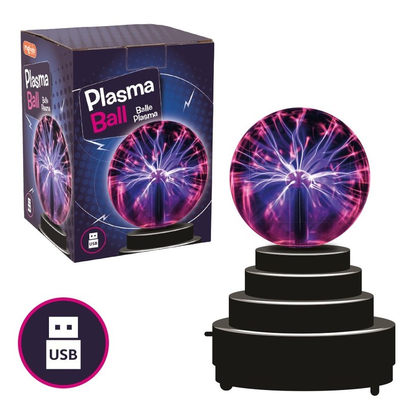Keycraft - jucarie interactiva glob cu plasma