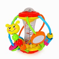 Jucarii bebe - Hola - Jucarie motrica Minge cu activitati, Multicolor