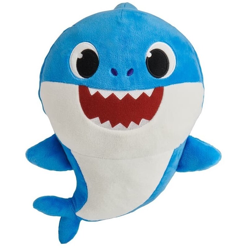 Play by play - jucarie muzicala din plus dady shark, baby shark, 35 cm
