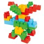 Pilsan - Set de constructie Cuburi Jumbo Blocks,  In cutie, 166 piese - 2