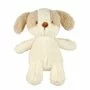 Jucarie plus bebelusi, Nattou, Baby Dog, 24 cm, Material moale si pufos, Prieten de joaca si mangaiere, Stimuleaza simtul tactil si motricitatea fina, 0 luni+, Bej - 1