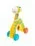 Jucarie push-go, Chicco, Girafa, Cu roti, Design colorate si atragator, Emite sunete la utilizare, 12-36 luni, 18 x 11 x 26 cm, Galben - 1