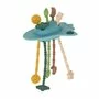 Jucarie senzoriala, Petite&Mars, Crazy rocket, Din silicon, Fara BPA, Moale si flexibila, 20 cm, 10 luni+, Albastru - 1