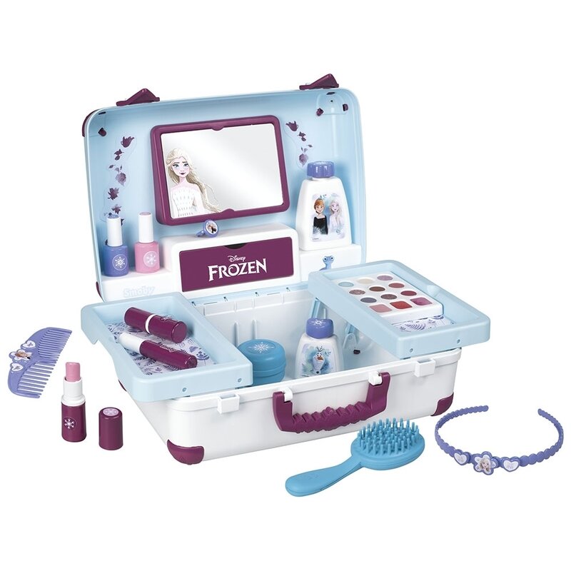 Smoby - Jucarie Gentuta cosmetica Frozen Beauty Vanity cu accesorii