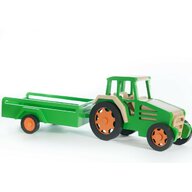 Marc toys - Jucarii Montessori Tractor cu remorca.