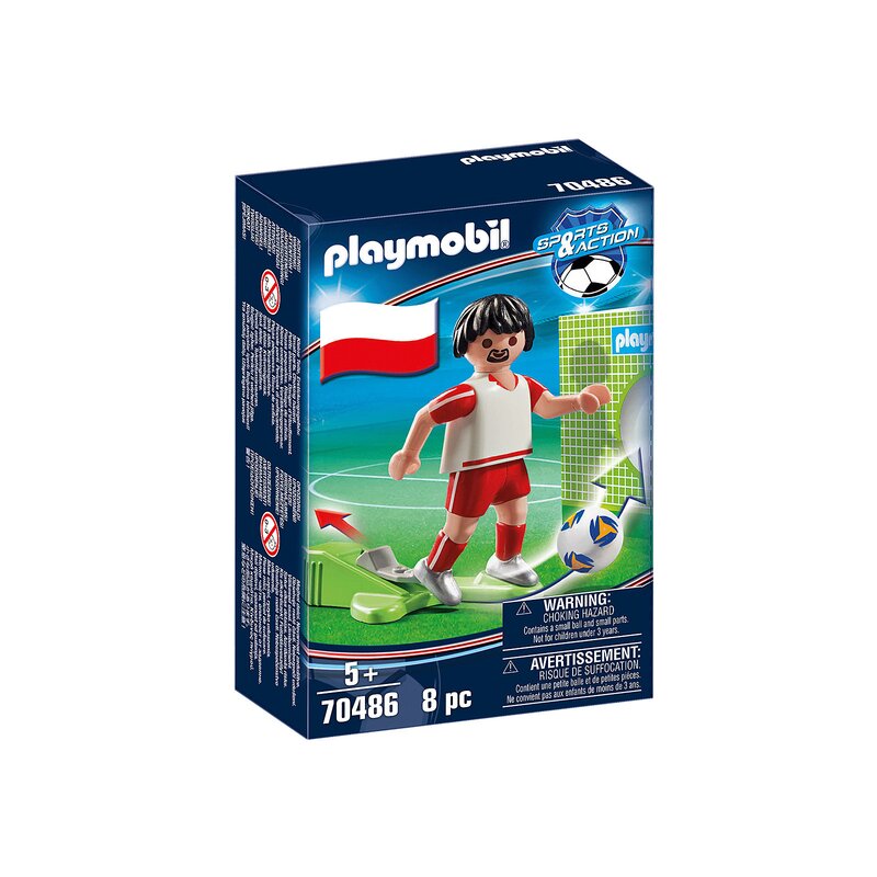 Playmobil - Jucator de fotbal, Polonia