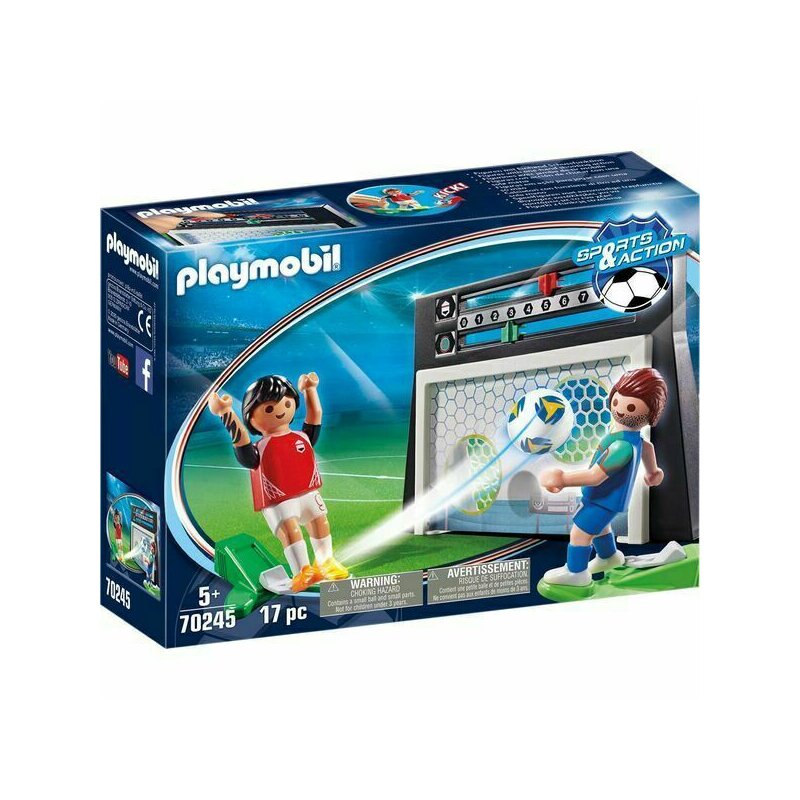 Playmobil - Jucatorii si poarta de fotbal