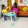 Jumper interactiv, Bright Starts, Playful Pond 2 in 1, Scaun rotativ 360, Inaltime reglabila in 3 pozitii, Cu sunete si lumini, Cu 7 jucarii, Cu trambulina detasabila, 88x88 cm, 12 luni+, Multicolor - 13