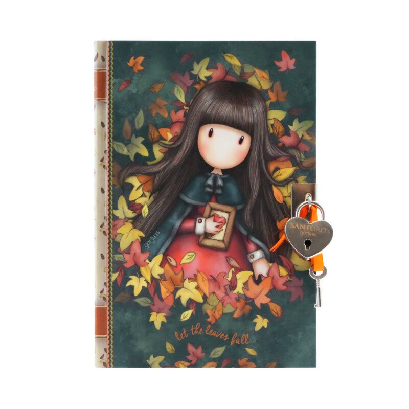 Jurnal cu lacatel gorjuss-autumn leaves
