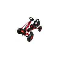 R-Sport - Kart cu pedale Gokart, 3-6 Ani, roti pneumatice din cauciuc, frana de mana, G3  - Rosu