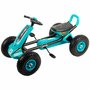 KidsCare - Kart cu pedale si roti gonflabile Driver Kidscare Albastru - 4