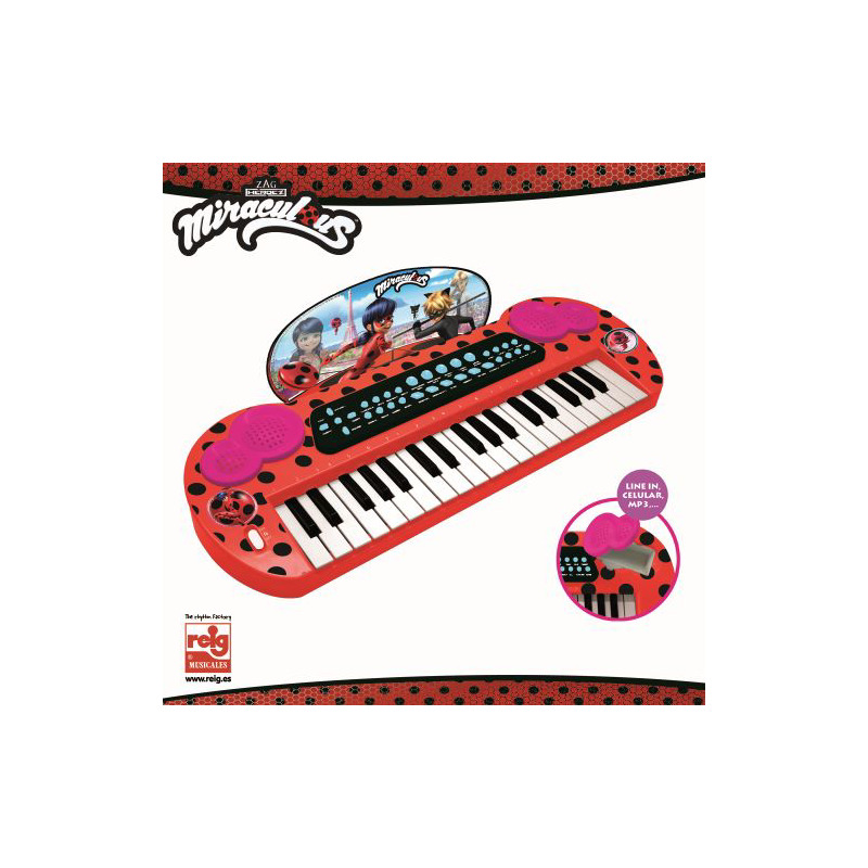 Keyboard electronic mp3 miraculous
