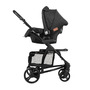 KikkaBoo - Carucior multifunctional, 3 in 1, Madrid, 0-15 kg, Landou intarit si salteluta moale, Cu geanta de mamici, Protectie picioare pentru carucior si landou, Husa ploaie, Suport pahar, Negru - 9