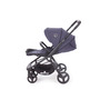 KikkaBoo - Carucior multifunctional, 3 in 1, Vicenza, 0-15 kg,  Landou intarit si salteluta moale, Cu geanta de mamici, Protectie picioare pentru vremea rece, Spatar reglabil, Scoica I-size, Albastru - 7