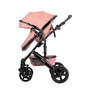 KikkaBoo - Carucior transformabil 3 in 1, Darling, 0-15 kg, Cu geanta de mamici, Suport pahar, Plasa tantari si protectie picioare, Spatar reglabil si copertina detasabila, Gri - 7