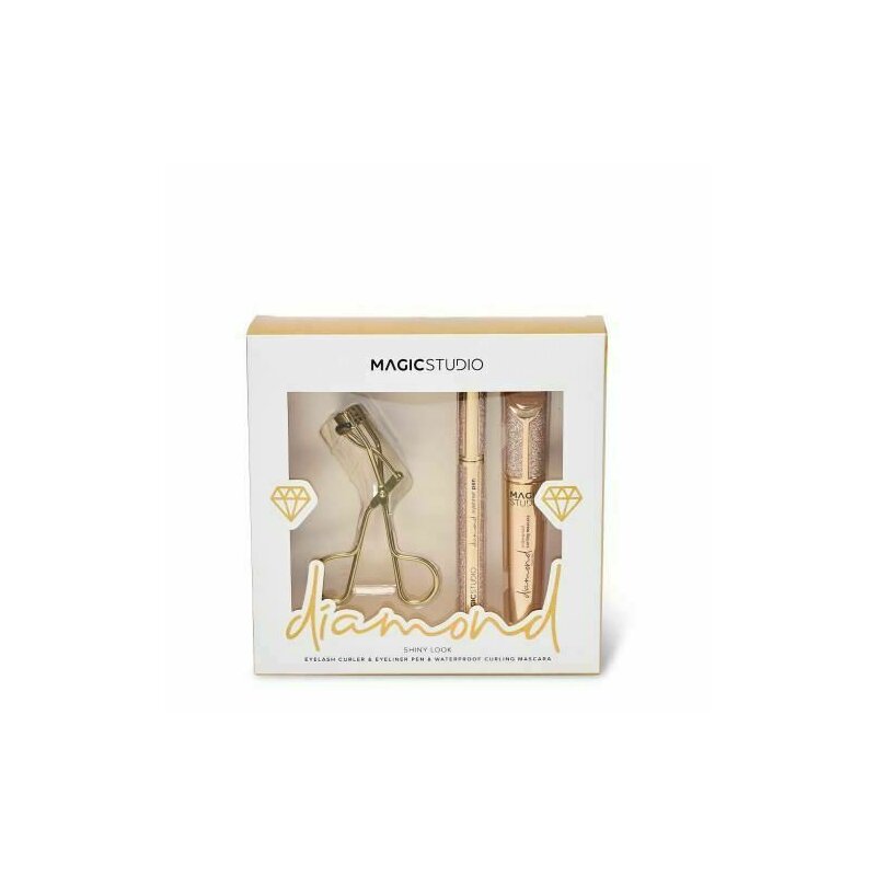 Magic studio - kit 3 produse cosmetice pentru ochi diamond shiny look ms50590