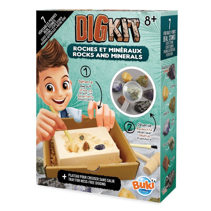 Buki france - kit de sapat - roci si minerale