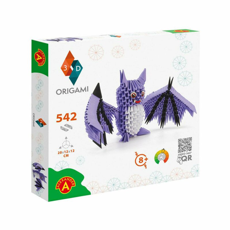Alexander toys - kit origami 3d liliac +8 ani, alexander games