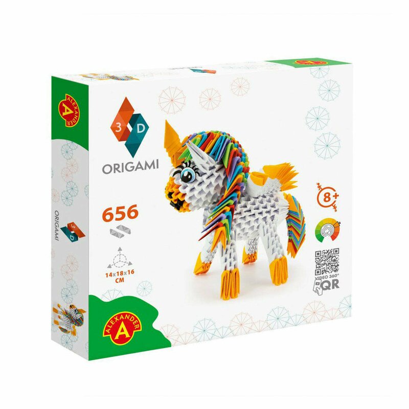 Alexander toys - Kit Origami 3D Unicorn +8 ani @ Alexander Games
