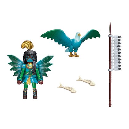 Playmobil - Figurina Knight Fairy , Ayuma , Cu animalul de suflet