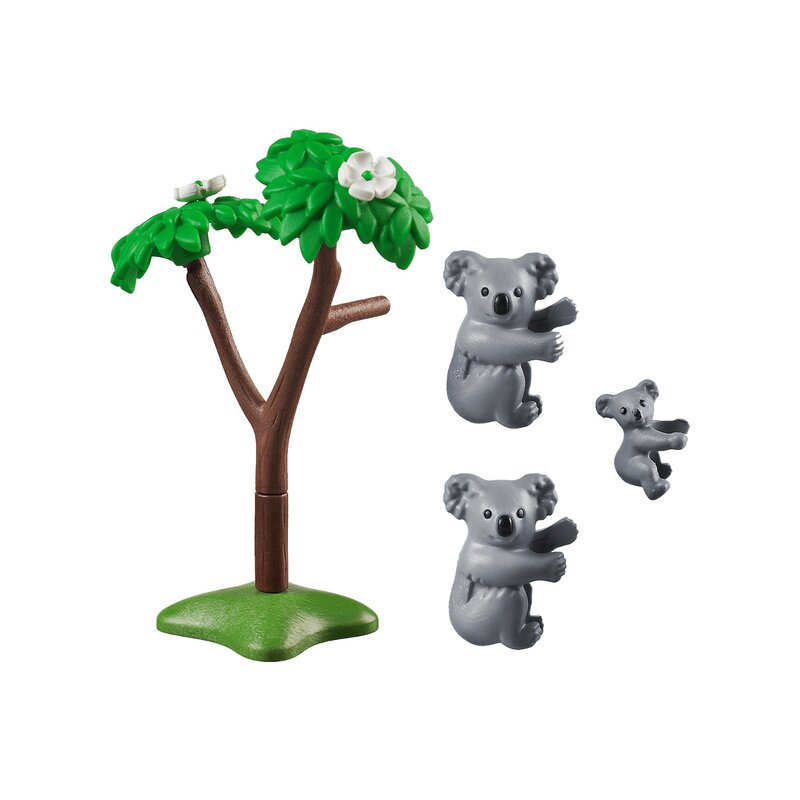 Playmobil - Set figurine Koala cu pui Family Fun