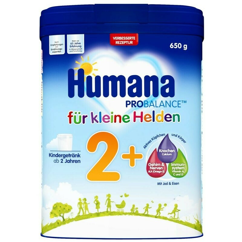 Humana - Lapte praf Kindermilch 2+ de la 2 ani 650 g