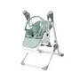 Lorelli - Scaun de masa Multifunctional Ventura Pliabil, 2 in 1, Cu melodii, Cu leganare Frosty Stars, Verde - 4