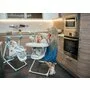 Lorelli - Scaun de masa Multifunctional Ventura Pliabil, 2 in 1, Cu melodii, Cu leganare Frosty Stars, Verde - 7