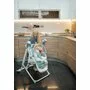 Lorelli - Scaun de masa Multifunctional Ventura Pliabil, 2 in 1, Cu melodii, Cu leganare Frosty Stars, Verde - 16