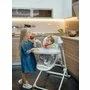 Lorelli - Scaun de masa Multifunctional Ventura Pliabil, 2 in 1, Cu melodii, Cu leganare Frosty Stars, Verde - 19