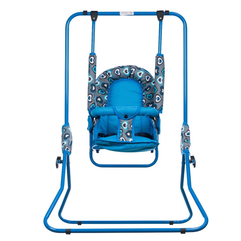Leagan pentru copii, appekids, pentru interior si exterior, blue hearts