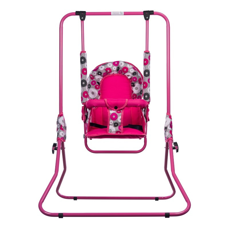 Leagan pentru copii, appekids, pentru interior si exterior, pink flowers