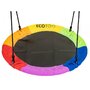 Leagan pentru copii rotund, tip cuib de barza, suspendat, 100 cm, Ecotoys MIR6001 - Multicolor - 3