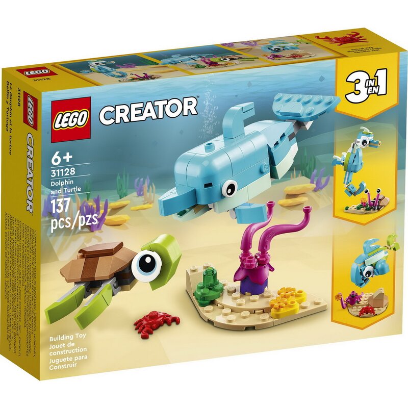 Lego - CREATOR DELFIN SI BROASCA TESTOASA 31128