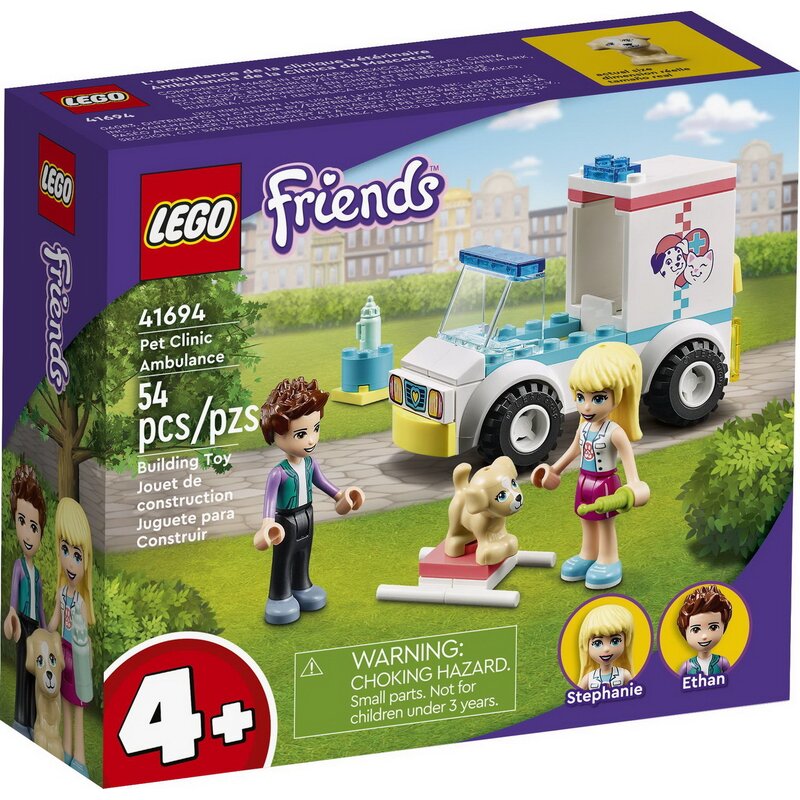 Lego - friends ambulanta clinicii animalutelor 41694