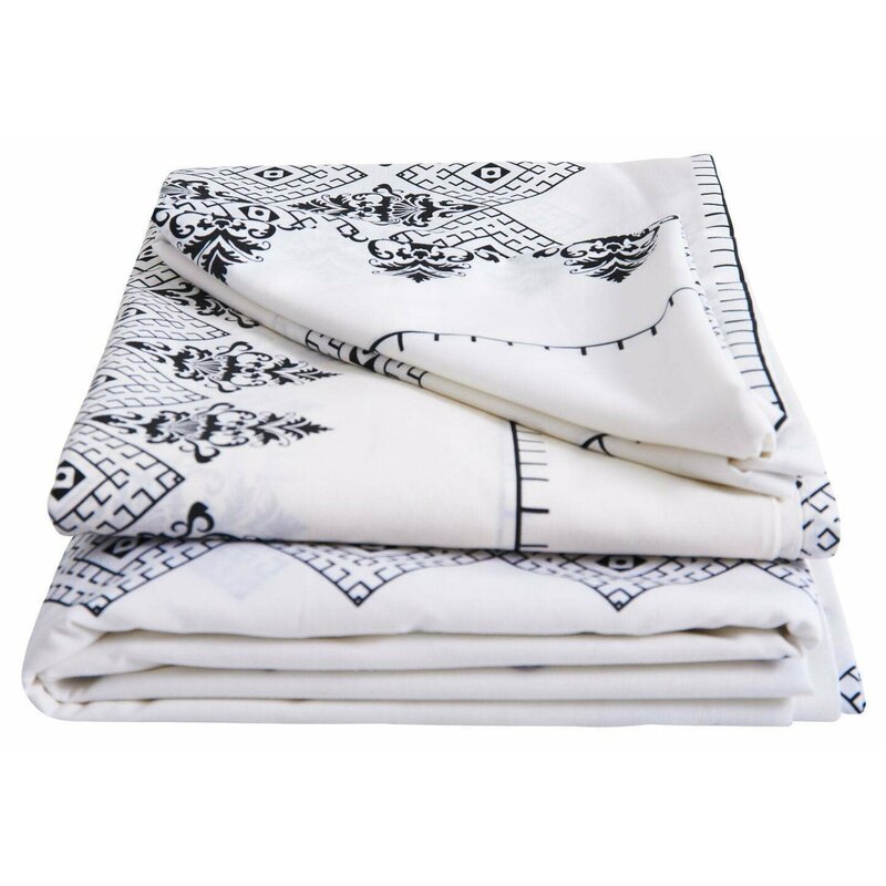 Somnart - lenjerie de pat bumbac polycotton, , pentru pat de o persoana (fata perna 50x70, cearceaf pat 150x240, cearceaf pilota 150x200), afrodita