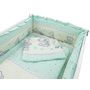 Lenjerie MyKids Teddy Toys Turquoise 4 Piese M2 120x60 - 3