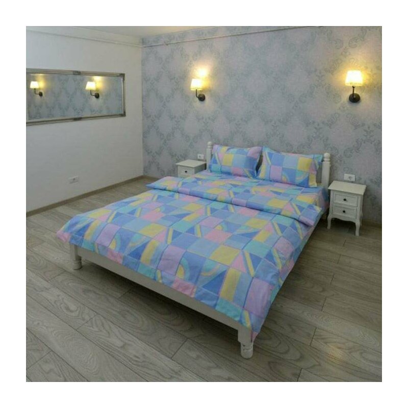 Somnart - lenjerie pentru 2 persoane ultrasleep xxl, bumbac 100%, multicolor
