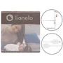 Protectie laterala pat, Lionelo, Eva, Cu buzunar accesorii, 150x35 cm, Conform cu standardul european de securitate BS7072, Bej - 16