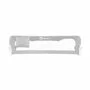 Protectie laterala pat, Lionelo, Eva, Cu buzunar accesorii, 150x35 cm, Conform cu standardul european de securitate BS7072, Gri - 4
