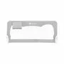 Protectie laterala pat, Lionelo, Hanna, Cu buzunar accesorii, 150x66 cm, Conform cu standardul european de securitate BS7072, Gri - 4