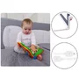 Protectie laterala pat, Lionelo, Hanna, Cu buzunar accesorii, 150x66 cm, Conform cu standardul european de securitate BS7072, Gri - 14