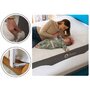 Protectie laterala pat, Lionelo, Hanna, Cu buzunar accesorii, 150x66 cm, Conform cu standardul european de securitate BS7072, Gri - 14