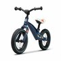 Lionelo - Bicicleta cu roti gonflabile, cu cadru din magneziu, fara pedale, 12 inch, Bart, Albastru - 1
