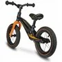 Bicicleta fara pedale, Lionelo, Bart Air, Usoara, Cu roti gonflabile, Cu cadru din magneziu, Cu ghidon si sa reglabile, Greutate 3.8 Kg, 12 inch, Conform cu standardul european de securitate EN71, Negru - 3