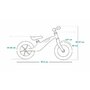 Lionelo - Bicicleta usoara Bart, Fara pedale, Cu cadru din magneziu, Cu ghidon si sa reglabile, Greutate 3 Kg, 12 inch, Conform cu standardul european de securitate EN71, Sky Blue - 10